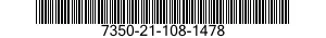 7350-21-108-1478  7350211081478 211081478