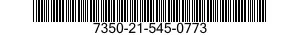 7350-21-545-0773  7350215450773 215450773