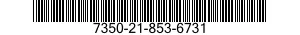 7350-21-853-6731 CUP,PLASTIC 7350218536731 218536731