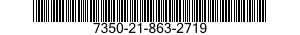 7350-21-863-2719 TRAY,SERVICE 7350218632719 218632719
