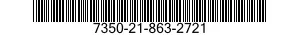 7350-21-863-2721 TRAY,SERVICE 7350218632721 218632721