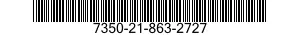 7350-21-863-2727 TRAY,SERVICE 7350218632727 218632727