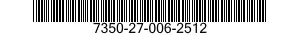 7350-27-006-2512 TRAY,MESS,COMPARTMENTED 7350270062512 270062512