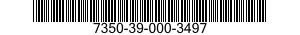 7350-39-000-3497 TUMBLER,DRINKING 7350390003497 390003497