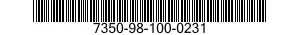 7350-98-100-0231 SAUCER,CUP 7350981000231 981000231