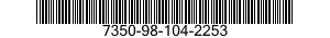 7350-98-104-2253 PLATE,PAPER 7350981042253 981042253