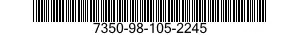 7350-98-105-2245  7350981052245 981052245