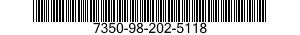 7350-98-202-5118  7350982025118 982025118
