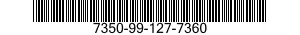 7350-99-127-7360  7350991277360 991277360