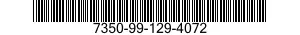 7350-99-129-4072  7350991294072 991294072