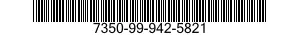 7350-99-942-5821  7350999425821 999425821