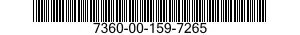 7360-00-159-7265  7360001597265 001597265