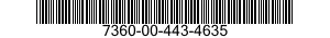 7360-00-443-4635  7360004434635 004434635