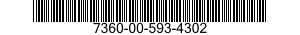 7360-00-593-4302  7360005934302 005934302