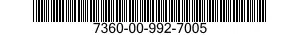 7360-00-992-7005  7360009927005 009927005