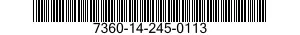 7360-14-245-0113  7360142450113 142450113