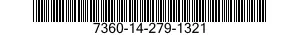 7360-14-279-1321  7360142791321 142791321