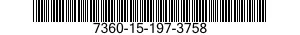 7360-15-197-3758 CUTLERY KIT 7360151973758 151973758
