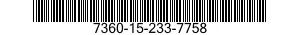 7360-15-233-7758 PIASTRONE PORTAPENT 7360152337758 152337758