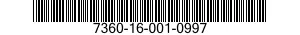 7360-16-001-0997 POT,COOKING,INTEGRATED 7360160010997 160010997