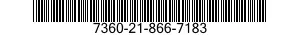 7360-21-866-7183 DINING PACKET 7360218667183 218667183