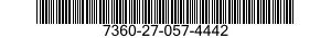 7360-27-057-4442 FRYER,DEEP FAT,INTEGRATED 7360270574442 270574442