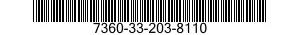 7360-33-203-8110 CUTLERY KIT 7360332038110 332038110