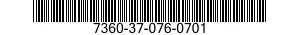 7360-37-076-0701  7360370760701 370760701