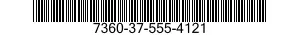 7360-37-555-4121  7360375554121 375554121