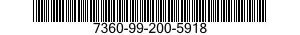 7360-99-200-5918  7360992005918 992005918
