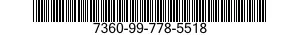 7360-99-778-5518 VALVE ASSEMBLY 7360997785518 997785518