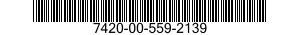 7420-00-559-2139  7420005592139 005592139