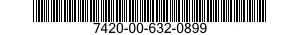 7420-00-632-0899  7420006320899 006320899