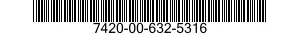 7420-00-632-5316  7420006325316 006325316