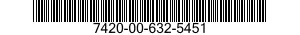 7420-00-632-5451  7420006325451 006325451