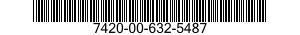 7420-00-632-5487  7420006325487 006325487