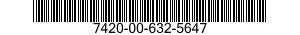 7420-00-632-5647  7420006325647 006325647