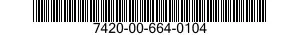 7420-00-664-0104 CALCULATOR,ELECTRONIC 7420006640104 006640104