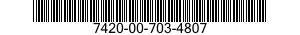 7420-00-703-4807  7420007034807 007034807