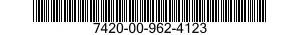 7420-00-962-4123  7420009624123 009624123