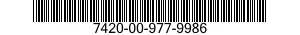 7420-00-977-9986  7420009779986 009779986