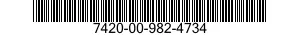 7420-00-982-4734  7420009824734 009824734