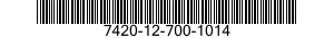 7420-12-700-1014 CALCULATOR,ELECTRONIC 7420127001014 127001014