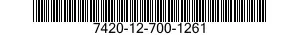 7420-12-700-1261  7420127001261 127001261