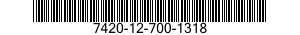 7420-12-700-1318  7420127001318 127001318