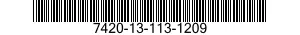 7420-13-113-1209  7420131131209 131131209