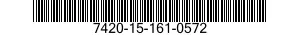 7420-15-161-0572 VIDEOREGISTR. 7420151610572 151610572