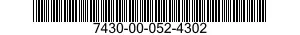 7430-00-052-4302  7430000524302 000524302