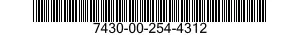 7430-00-254-4312 TYPEWRITER 7430002544312 002544312