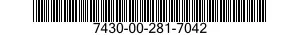 7430-00-281-7042  7430002817042 002817042